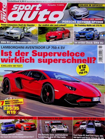 Deckblatt Sport Auto (11/2015)
